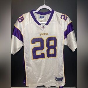 Adrian Peterson 28 Minnesota Vikings Reebok On Field Jersey Sz Youth XL